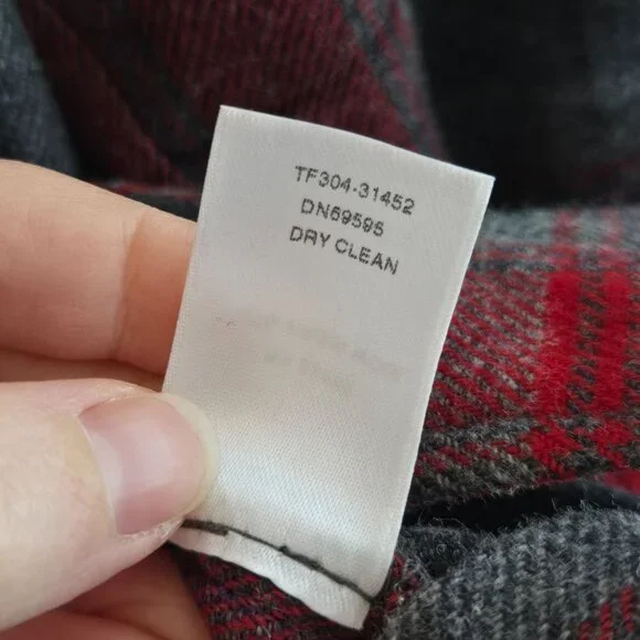 Pendleton Womens Buffalo Plaid Limited Edition 49er Jacket Large Wool Holiday - Picture 9 of 10